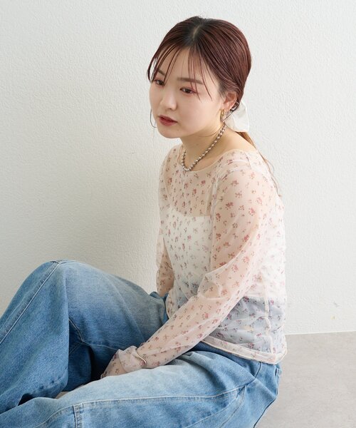 (ももさん)新品７枚セット・半袖・長袖Tシャツ3×2・チュニック1・ドロワーズ1 mystic（ミスティック） tシャツ 「3色展開/レイヤードスタイルにも