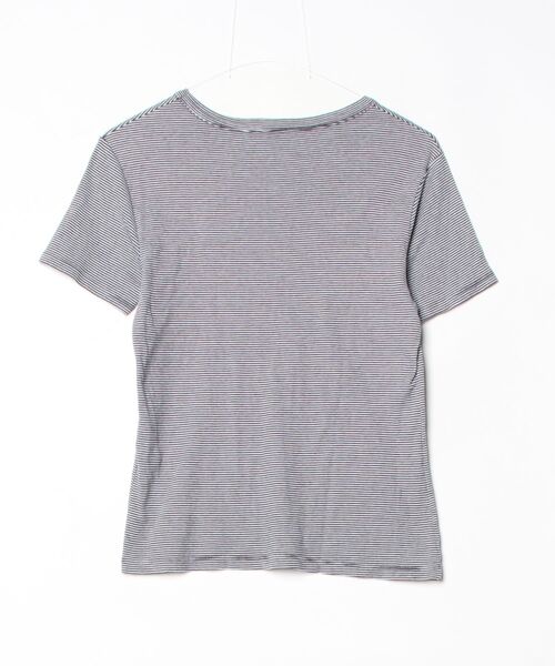 「PETIT BATEAU」 半袖Tシャツ M ネイビー レディース_画像2