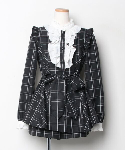 「Secret Honey」 セットアップ MEDIUM ブラックミックス レディース_画像2