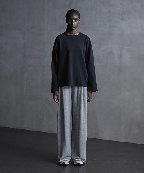「CALLNE」 長袖Tシャツ L ブラック メンズ_画像2