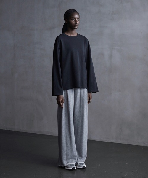「CALLNE」 長袖Tシャツ L ブラック メンズ_画像7