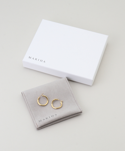 ピアス MARIHA/マリハ Innocent Light フープピアス(両耳) ウェーブS 1603222002 レディースの画像