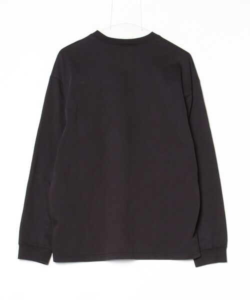 「ATTACHMENT」 長袖Tシャツ 1 ブラック メンズ_画像2