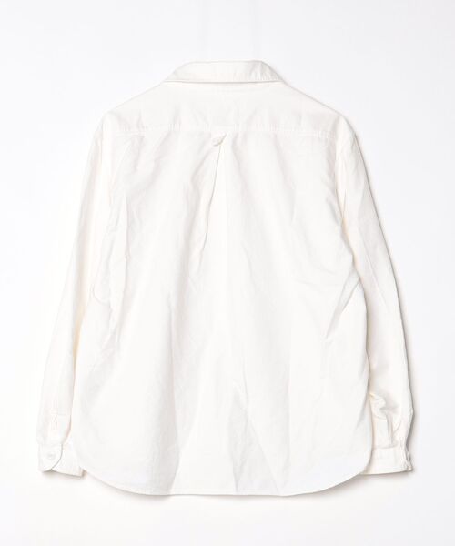 DANTON ダントン プルオーバーシャツ 長袖 白 40 L日本製 Danton（ダントン） 長袖シャツ 40 ホワイト レディース : ZOZOTOWN