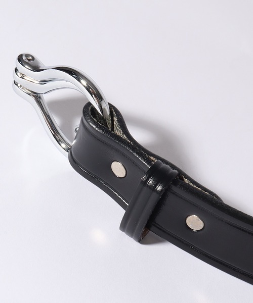 「TORY LEATHER」 ベルト 28 ブラック メンズ_画像3