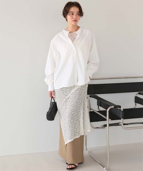 「titivate」 長袖ブラウス M ライトベージュ レディース_画像9