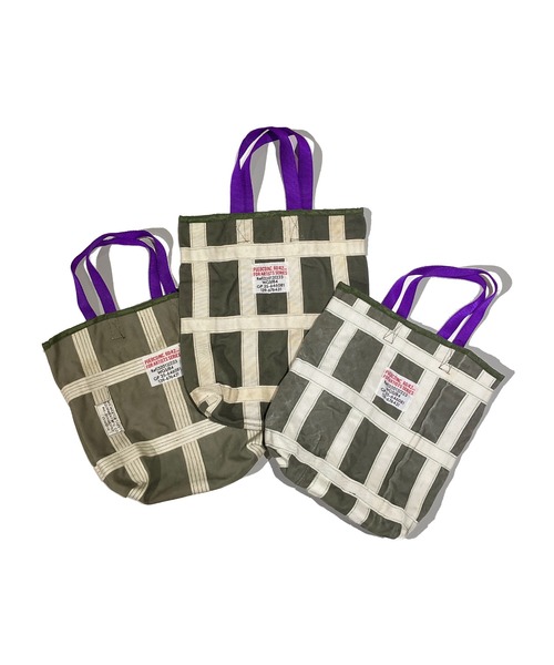 PUEBCO（プエブコ） トートバッグ VINTAGE BRAKE PARACHUTE RECTANGLE