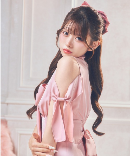 ReAmour ワンピース サテンスリットロングワンピ : ZOZOTOWN Yahoo!店