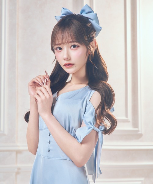 ReAmour ワンピース サテンスリットロングワンピ : ZOZOTOWN Yahoo!店
