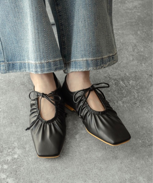 「on:nue」 パンプス 24.5cm ブラック レディース_画像3