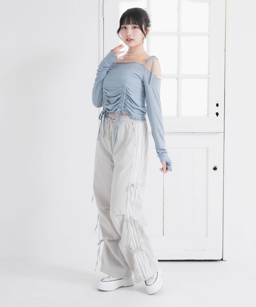 「DearMyLoveRose」 カーゴパンツ SMALL ブラック レディース_画像3