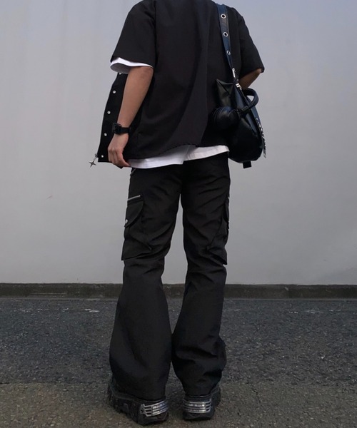 「lilful」 カーゴパンツ L ブラック メンズ_画像7