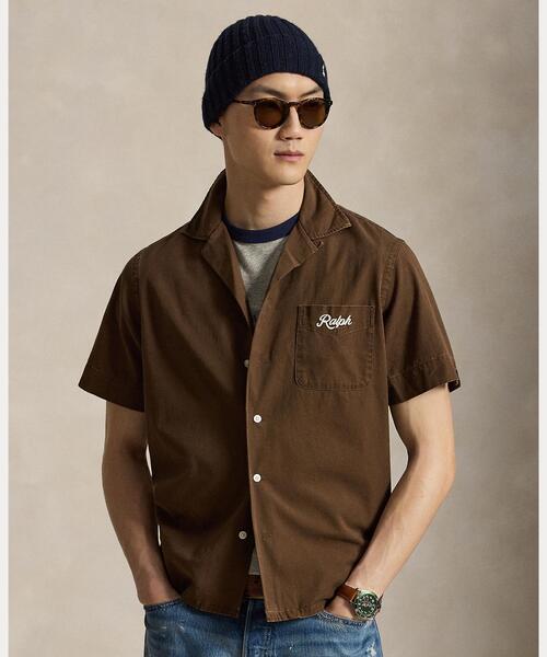 ラルフローレン　半袖　オープンカラーシャツ　オックスフォードキャンプシャツ POLO RALPH LAUREN（ポロ・ラルフローレン） ラルフローレン シャツ