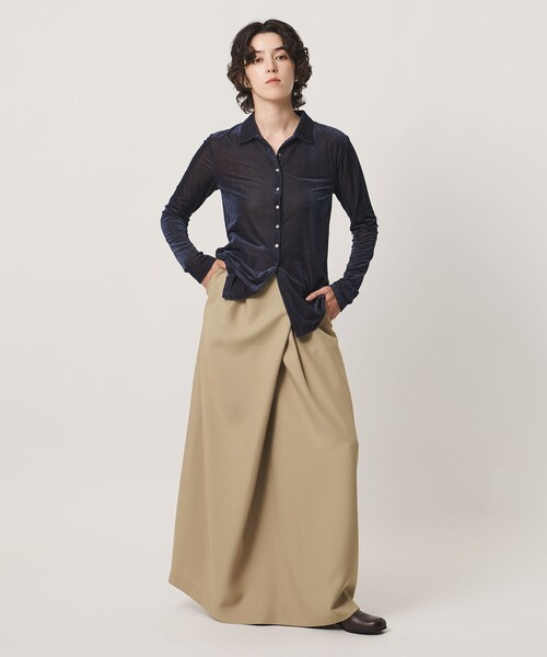 MARW UNITED ARROWS フロントタック ロングスカート S MARW UNITED ARROWS（マルゥ ユナイテッドアローズ） ロング スカート