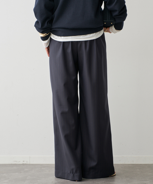 スラックス パンツ *Easy Wide スラックス (stripe) レディース | Deuxieme Classe | 03