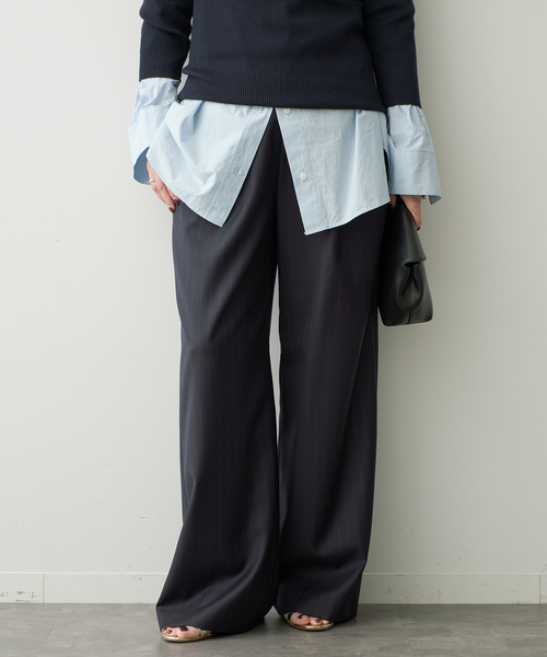 スラックス パンツ *Easy Wide スラックス (stripe) レディース | Deuxieme Classe | 06