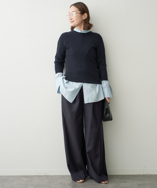スラックス パンツ *Easy Wide スラックス (stripe) レディース | Deuxieme Classe | 08