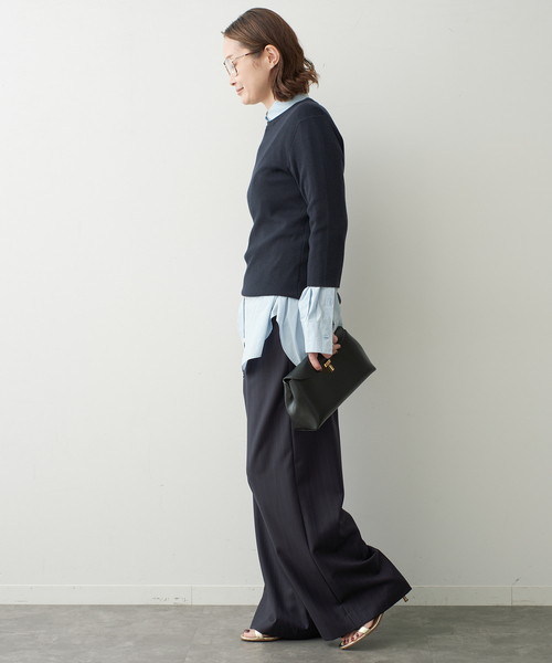 スラックス パンツ *Easy Wide スラックス (stripe) レディース | Deuxieme Classe | 09