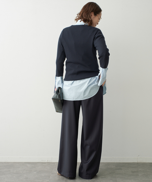 スラックス パンツ *Easy Wide スラックス (stripe) レディース | Deuxieme Classe | 10