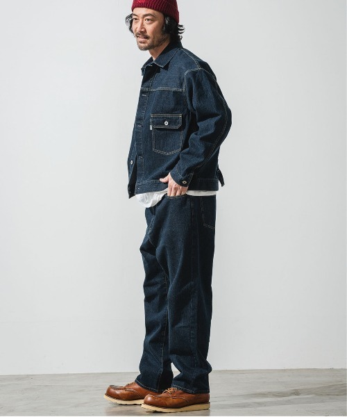 「OFFSHORE」 デニムジャケット X-LARGE ライトブルー メンズ_画像9