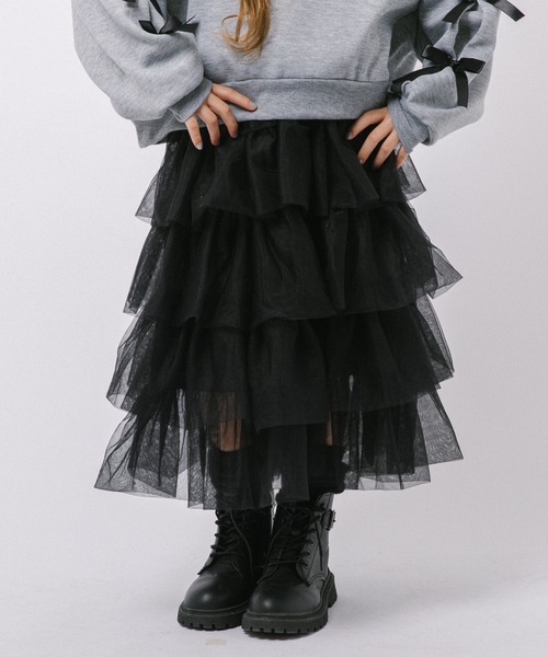 BURBERRY（バーバリー） 「KIDS」デニムスカート 150A ネイビー キッズ