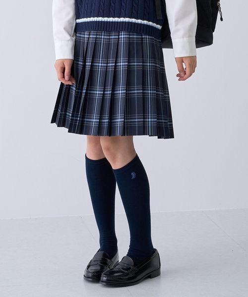 美品✨ポンポネット　フォーマルスーツ　卒服　制服　3点セット　リボン　チェック pom ponette junior（ポンポネット ジュニア） セレモニースーツ