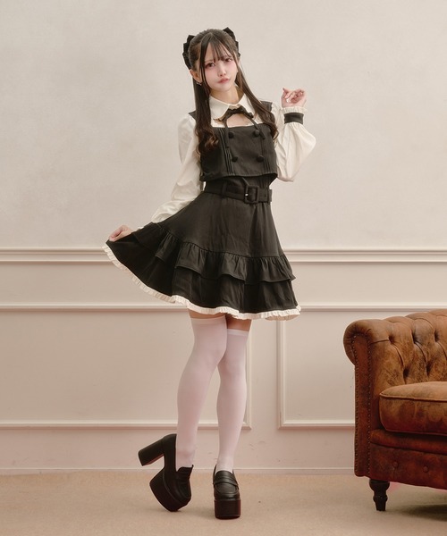 pal elfy ドーリーフリルドッキングワンピース Pal elfy ワンピース ドーリーフリルドッキングワンピース : ZOZOTOWN