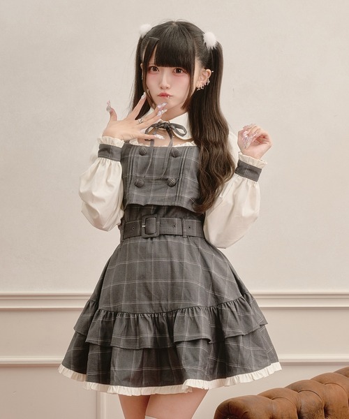 pal elfy ドーリーフリルドッキングワンピース Pal elfy ワンピース ドーリーフリルドッキングワンピース : ZOZOTOWN
