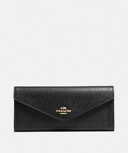 財布 コーチ ソフト ウォレット クロスグレイン レザー Zozotown Paypayモール店 通販 Paypayモール