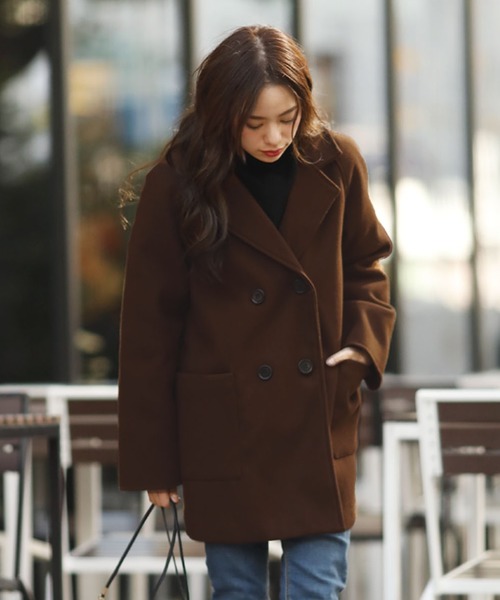 Girly Doll（ガーリードール） ピーコート pコート ウールタッチ