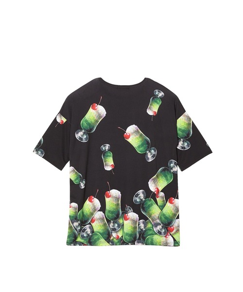 新品◇ankoROCK◇病みバラバラTシャツ【半袖】【ピンク】 ankoROCK tシャツ 病みかわいいバラバラTシャツ -メガビッグ