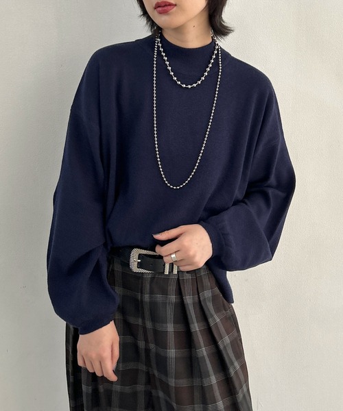 PAGEBOY（ページボーイ） タートルネック ニット セーター 「自宅で