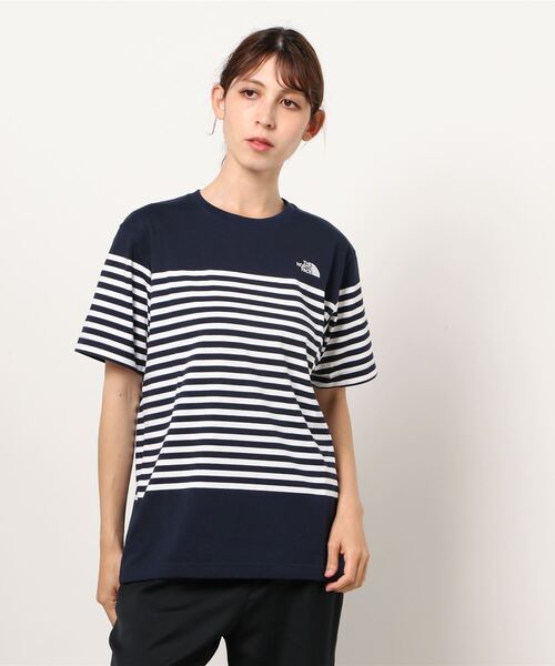 tシャツ Tシャツ 【THE NORTH FACE / ザノースフェイス】 S/S Panel Border Tシャツ【洗濯機洗い可】 | SLOBE IENA | 08
