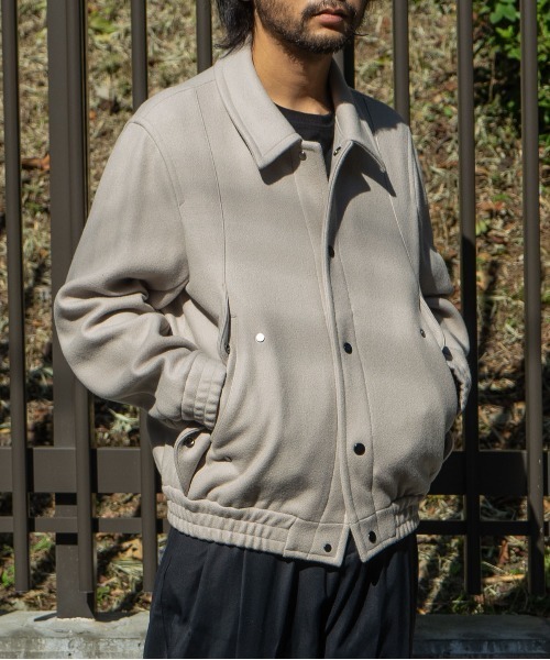 ミリタリージャケット モッズコート TECH WOOL MELTON BOMBER JACKETの画像