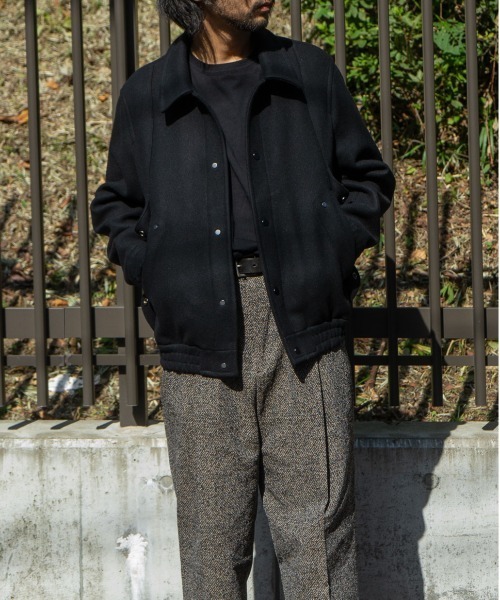 ミリタリージャケット モッズコート TECH WOOL MELTON BOMBER JACKETの画像