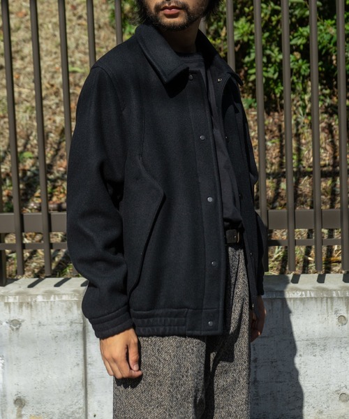 ミリタリージャケット モッズコート TECH WOOL MELTON BOMBER JACKETの画像