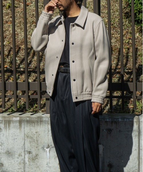 ミリタリージャケット モッズコート TECH WOOL MELTON BOMBER JACKETの画像