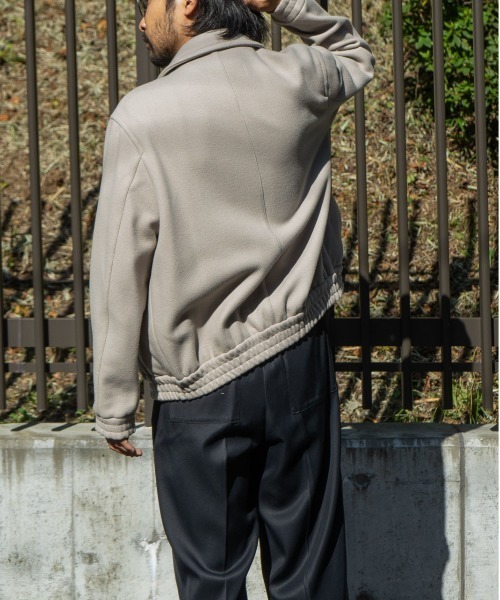 ミリタリージャケット モッズコート TECH WOOL MELTON BOMBER JACKETの画像