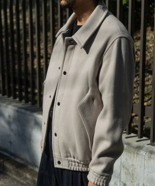 ミリタリージャケット モッズコート TECH WOOL MELTON BOMBER JACKETの画像