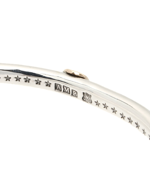 バングル circle silver bangle-K10 trip smile- シルバー バングル メンズ レディースの画像
