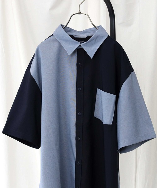 BACK NUMBER シャツ ブラウス 接触冷感、ストレッチ素材で夏でも