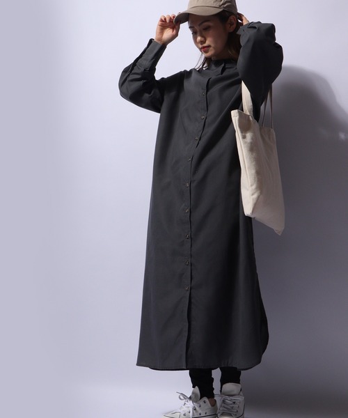 Quelle Chance ワンピース chance 長袖 前後2WAYワンピース
