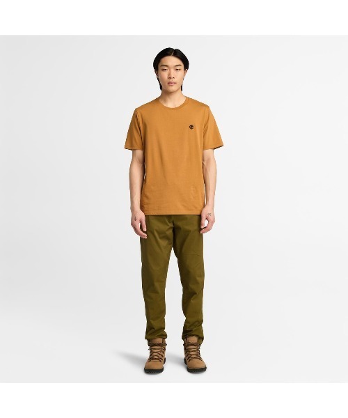 TIMBERLAND★メンズ 半袖 クルーネック ロゴ トップス Tシャツ セール】メンズ 半袖 ロゴ グラフィック Tシャツ（Tシャツ