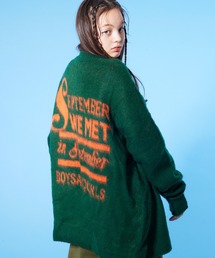 カーディガン 「SEPTEMBER(セプテンバー)」Knit Cardigan レディース メンズ SEPTEMBER カーディガン /SEPTEMBER(セプテンバー)/Knit