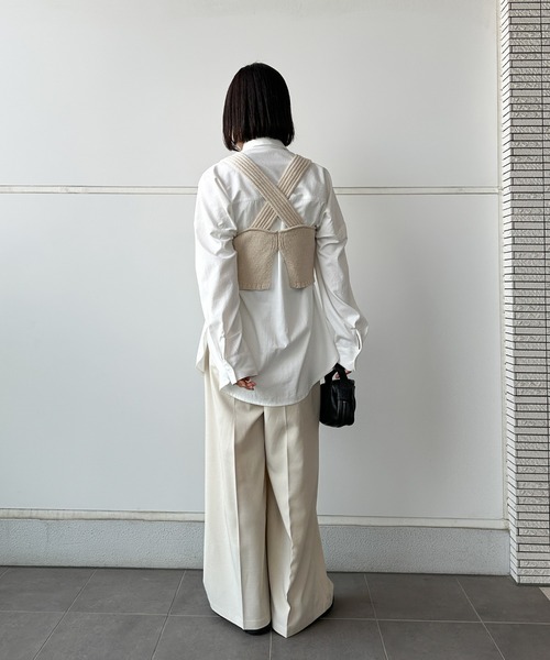 ベスト ジレ バックスリットリラックスビスチェ レディース : ZOZOTOWN