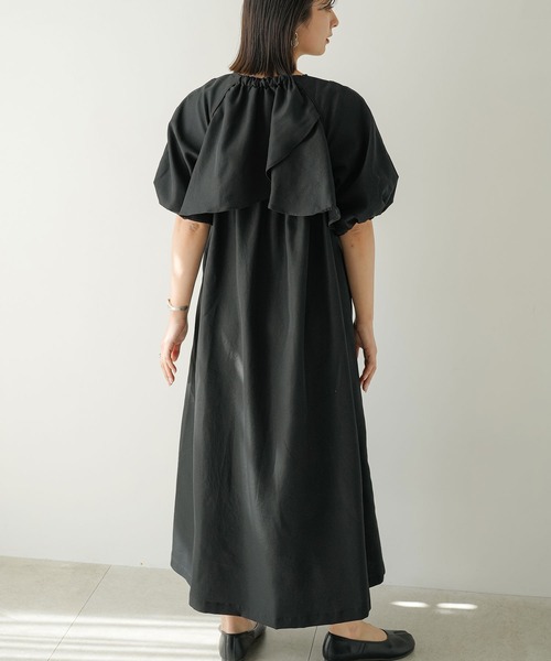 rectangle ワンピース バックフリルロングワンピース : ZOZOTOWN