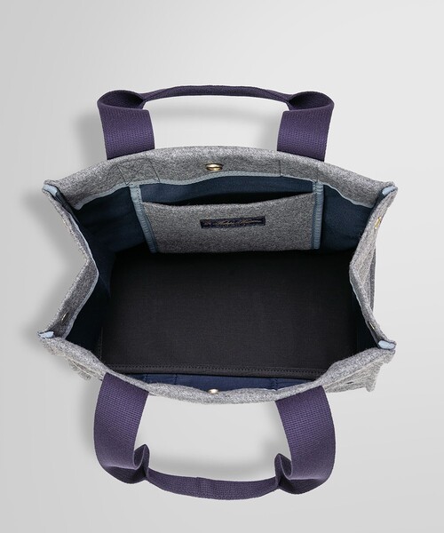 BROOKS BROTHERS トートバッグ ウール/ナイロン GF バイカラー