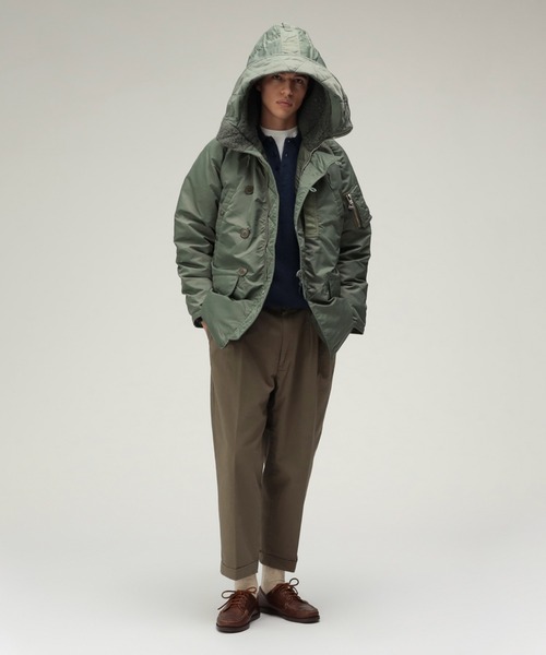 BEAMS+ N-3B フライトジャケット ダウンジャケット カーキ ミリタリー BEAMS+（ビームスプラス） ダウンジャケット ダウン 「ビームスの百