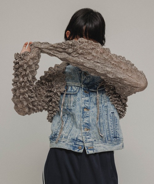 カーディガン 「KUNO×MTOR 」ARIMATSUSHIBORI BOLERO レディース M TO R カーディガン 「KUNO×MTOR 」ARIMATSUSHIBORI BOLERO