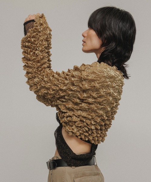 M TO R カーディガン 「KUNO×MTOR 」ARIMATSUSHIBORI BOLERO